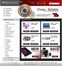 电脑公司网站网页模板设计素材与制作指南